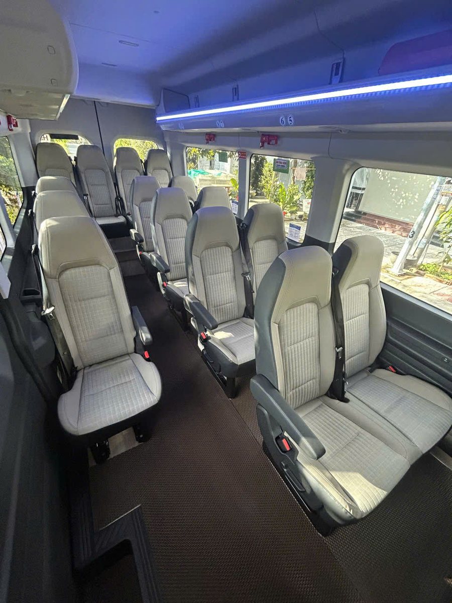 16-seater interior